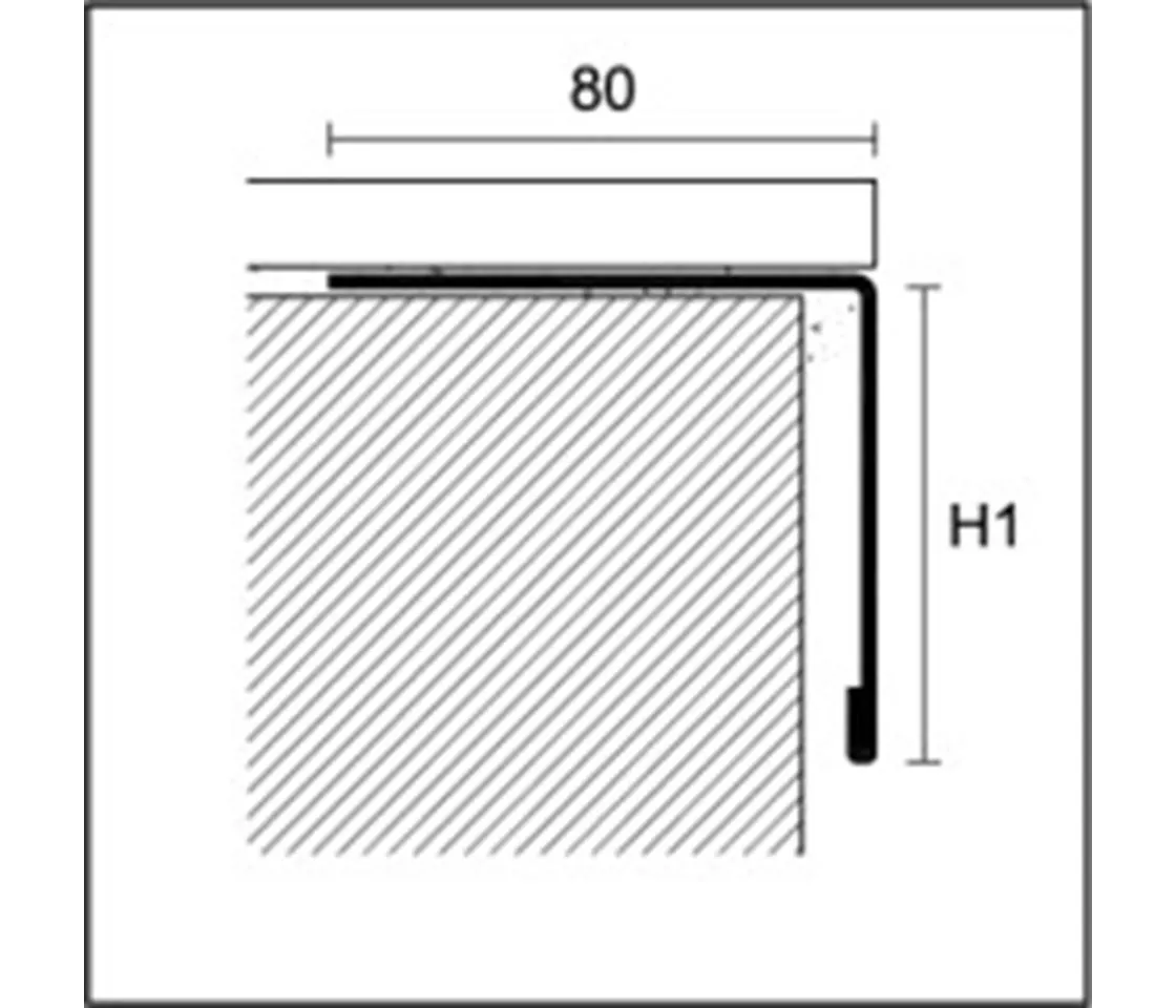 CPAI 75/80mm 270cm V2A