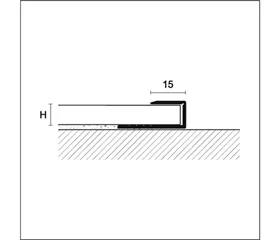 Bodenlegerprofile Edelstahl